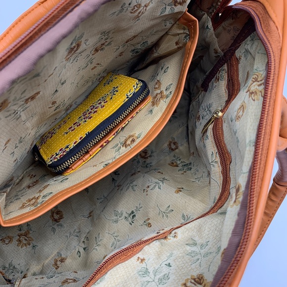 Kantha Stitch Satchel And Wallet Set - Picture 7 of 9